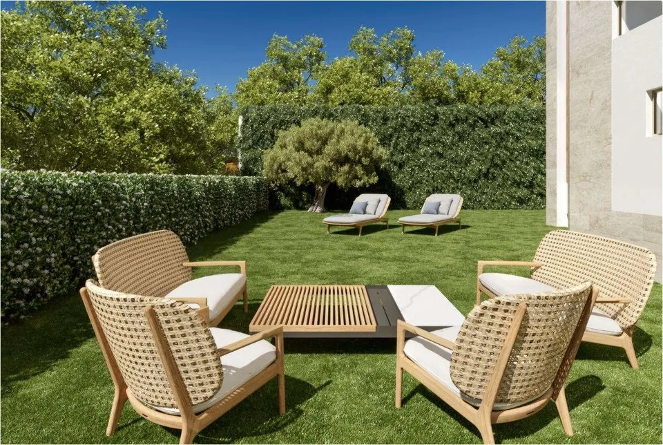Lugano centro: nuovo appartamento con giardino a pochi passi dal lago