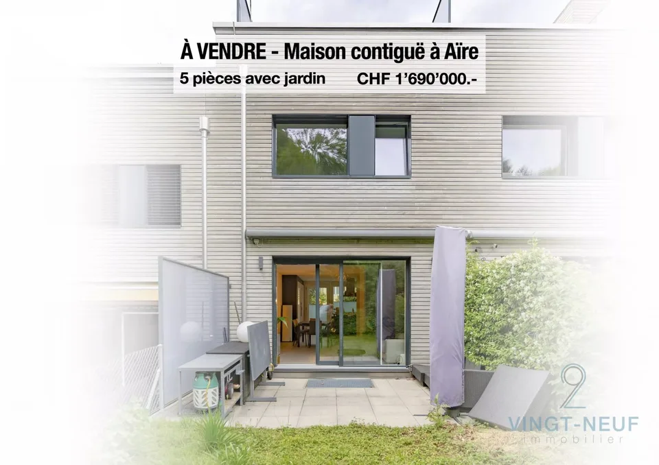 Idéale pour une famille - Maison HPE 5 pièces avec jardin