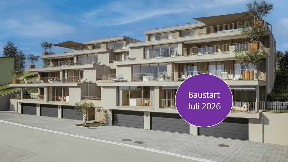 Neubauprojekt AURELIA Erlinsbach AG – 4.5 Zimmer Loggiawohnung A.01