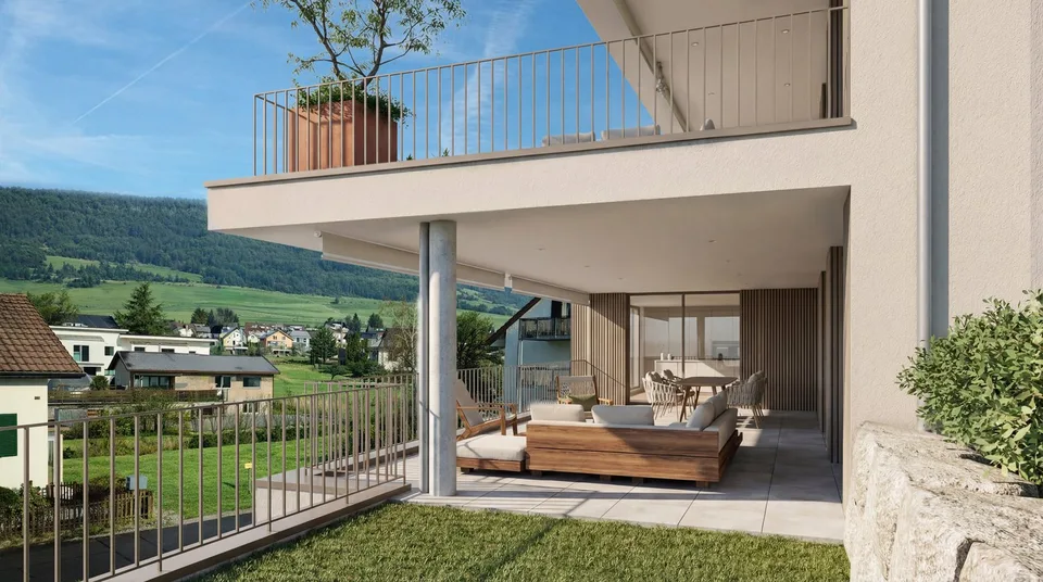 Projet de construction AURELIA Erlinsbach AG – Appartement loggia 4.5 pièces A.01