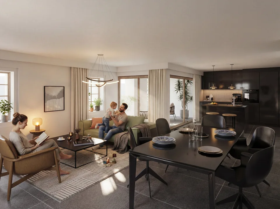 Wohnung 3.5 Zimmer -- Ein Nest in einer grünen Umgebung – Foto 6 von 6