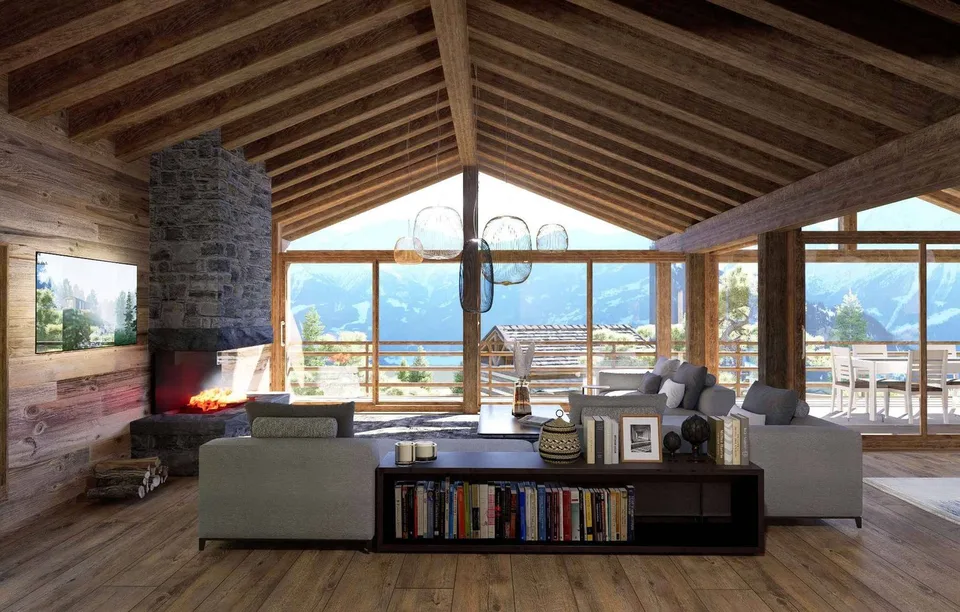 SPLENDIDO E LUSCUROSO CHALET DA COSTRUIRE - SKI IN/OUT