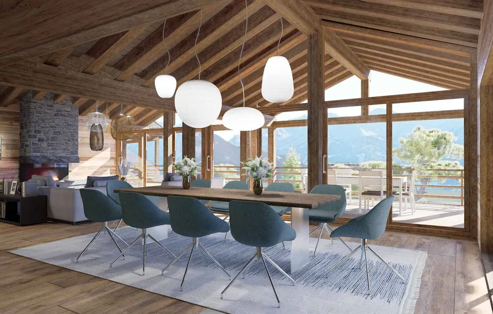 SPLENDIDO E LUSCUROSO CHALET DA COSTRUIRE - SKI IN/OUT