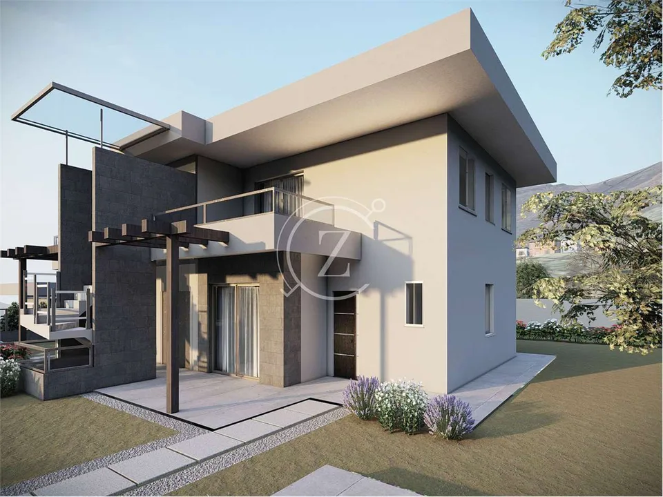 Neue Vier-Zimmer-Wohnung mit Garten und Seeblick