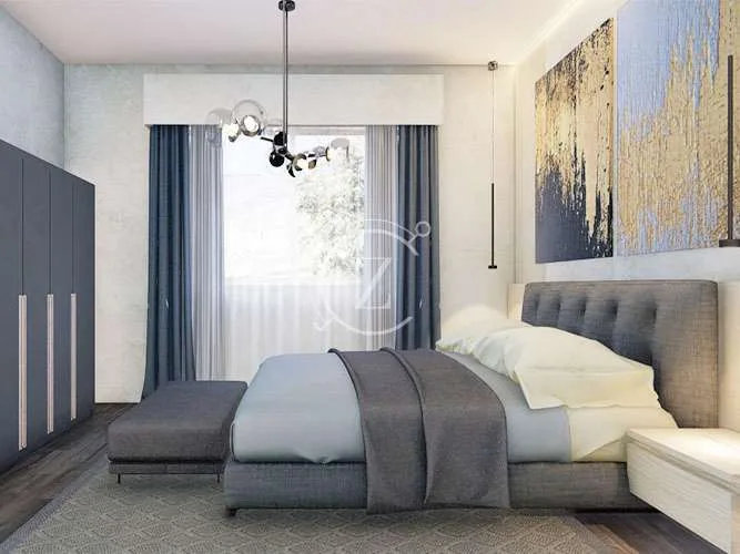 Neue Vier-Zimmer-Wohnung mit Garten und Seeblick