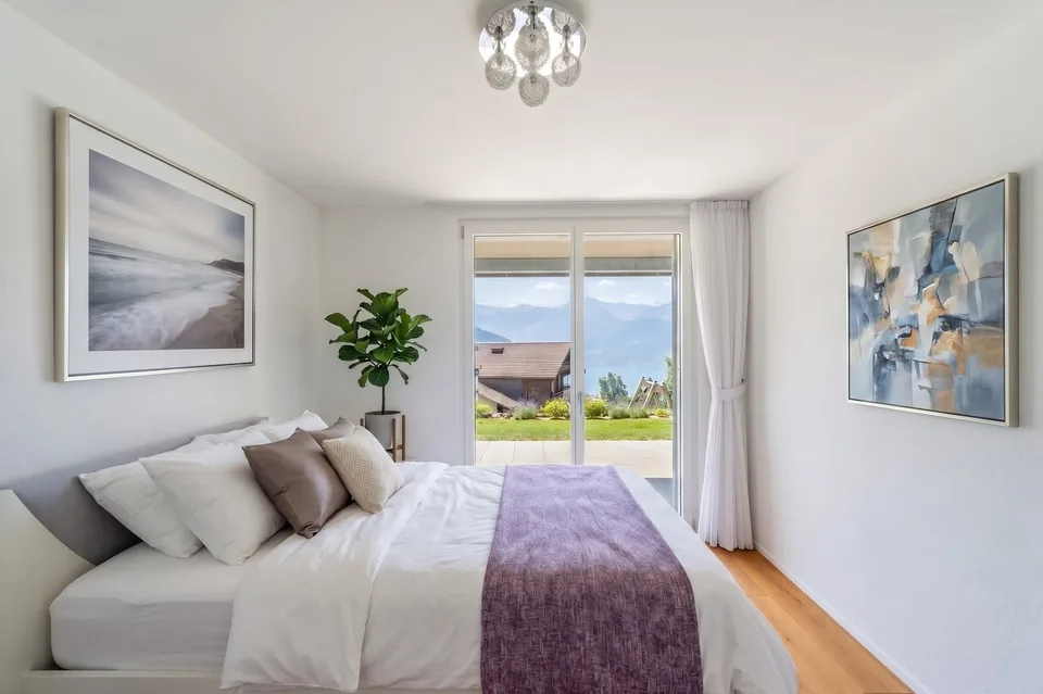 Appartement 4,5 pièces avec vue sur le lac et les Alpes