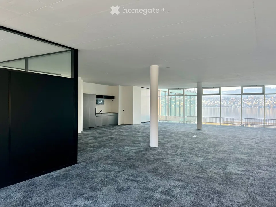 167 m2, 247 m2 ou 416 m2? Bureaux modernes avec vue sur le lac au Goldbachcenter à Küsnacht