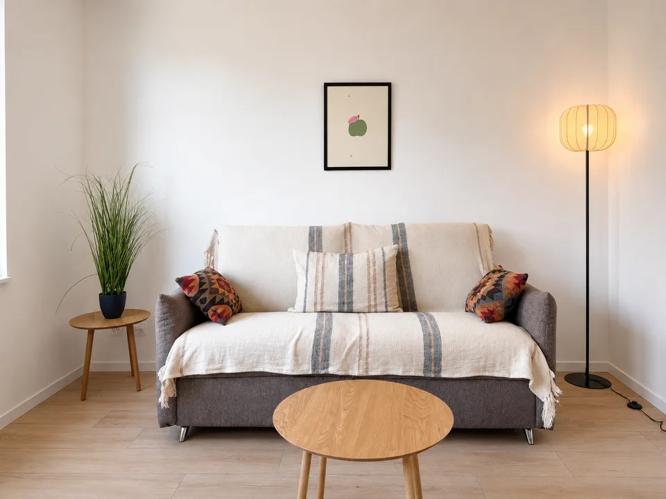 Charming furnished studio in Sion