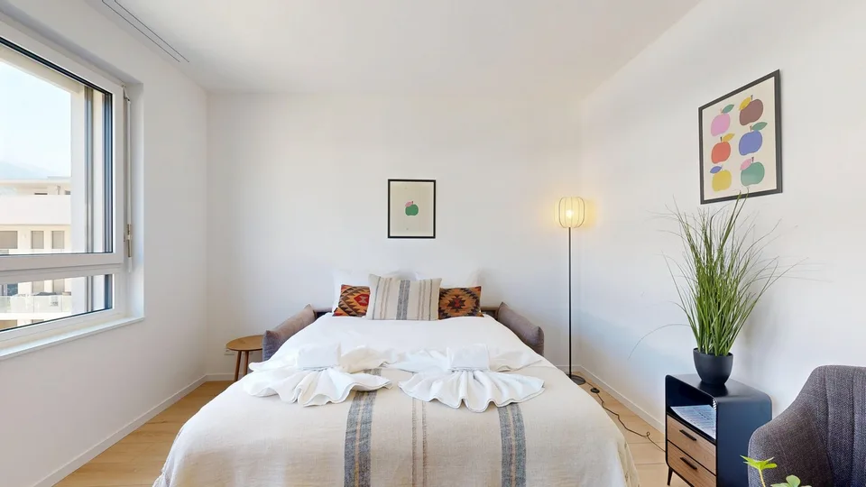 Charming furnished studio in Sion