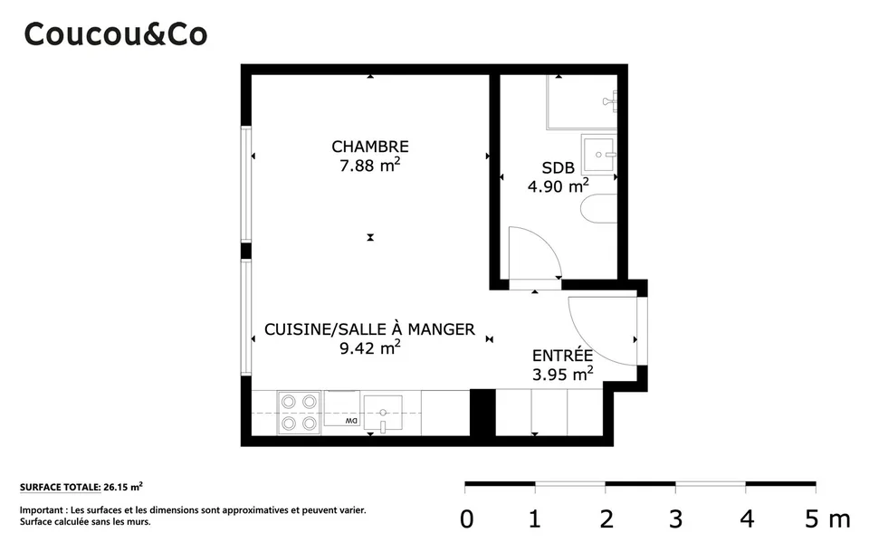 Charmantes möbliertes Studio in Sion – Foto 23 von 23