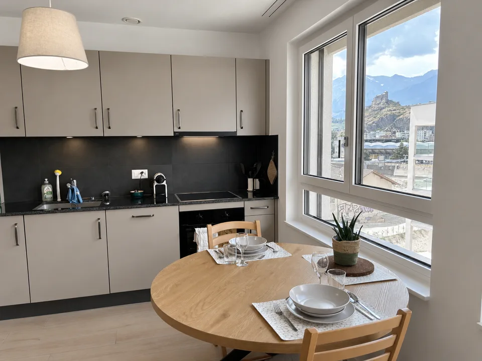 Charmantes möbliertes Studio in Sion – Foto 16 von 23