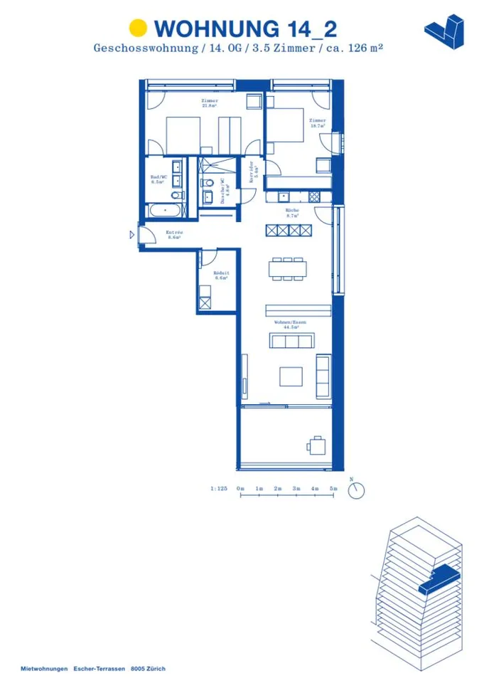Habitation de luxe avec vue panoramique au 14e étage – photo 8 sur 8