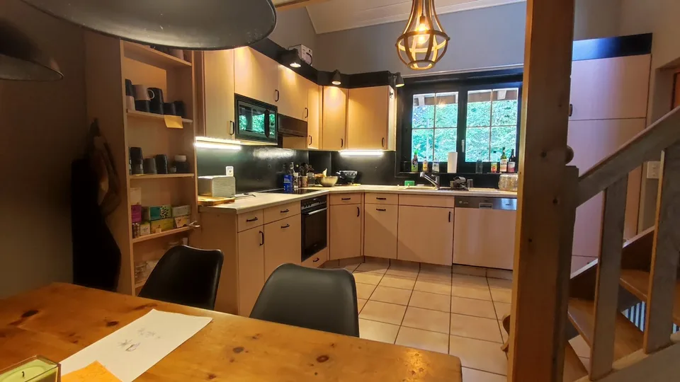 Appartamento duplex in una fattoria sul bordo di una foresta