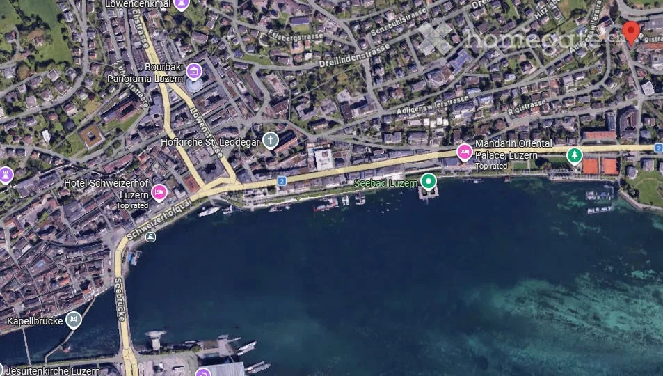 Incantevole appartamento di 3,5 locali con vista panoramica sul lago e le montagne a Lucerna