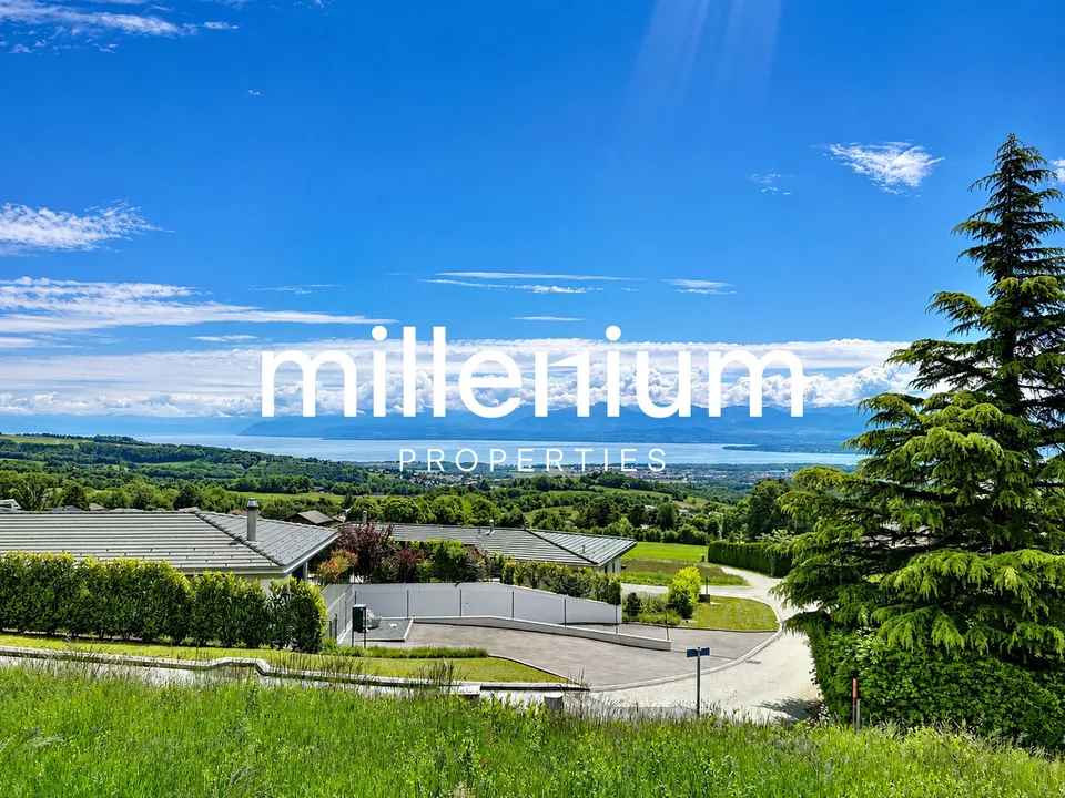 Exceptional villa with panoramic views over Lake Geneva and the Alps