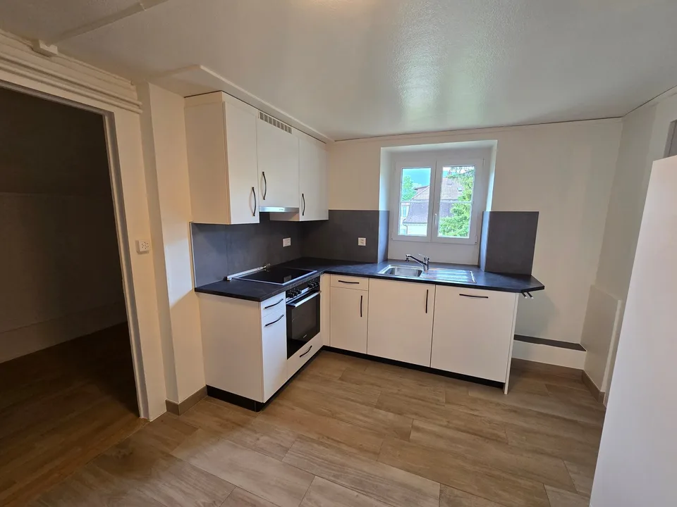 Joli appartement de 3 pièces au centre du village