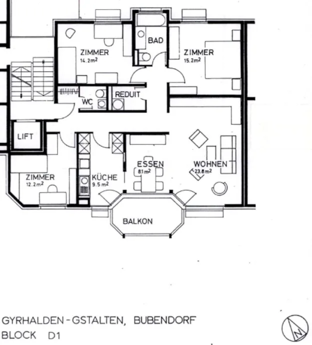 Helle 4.5‑Zimmerwohnung an ruhiger Lage nahe Waldrand