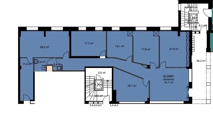 À louer à Sion : bureaux flexibles et visibles de 178 m² – photo 11 sur 11