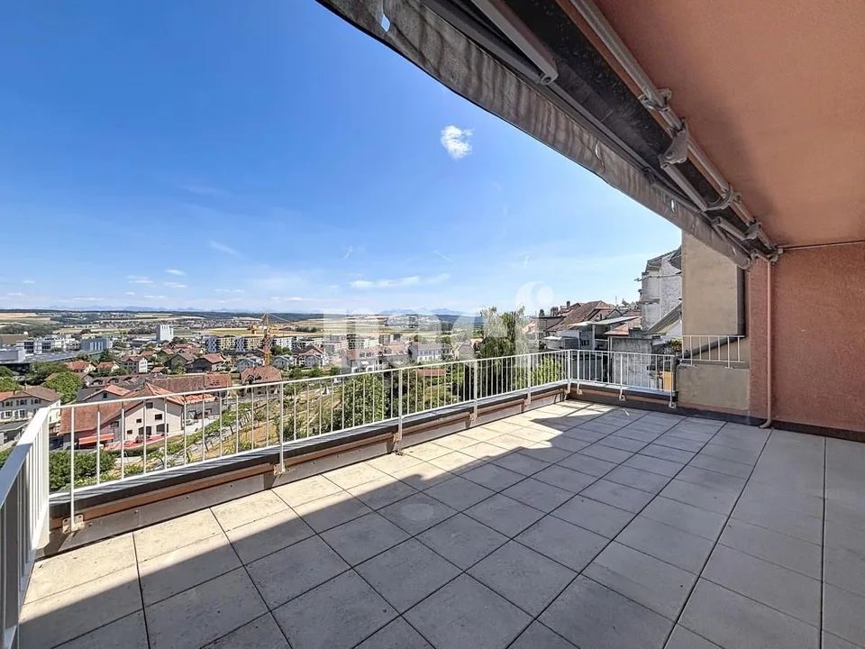 Terrasse mit atemberaubendem Blick