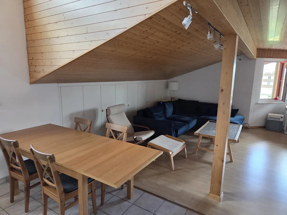 Dachwohnung ohne Balkon