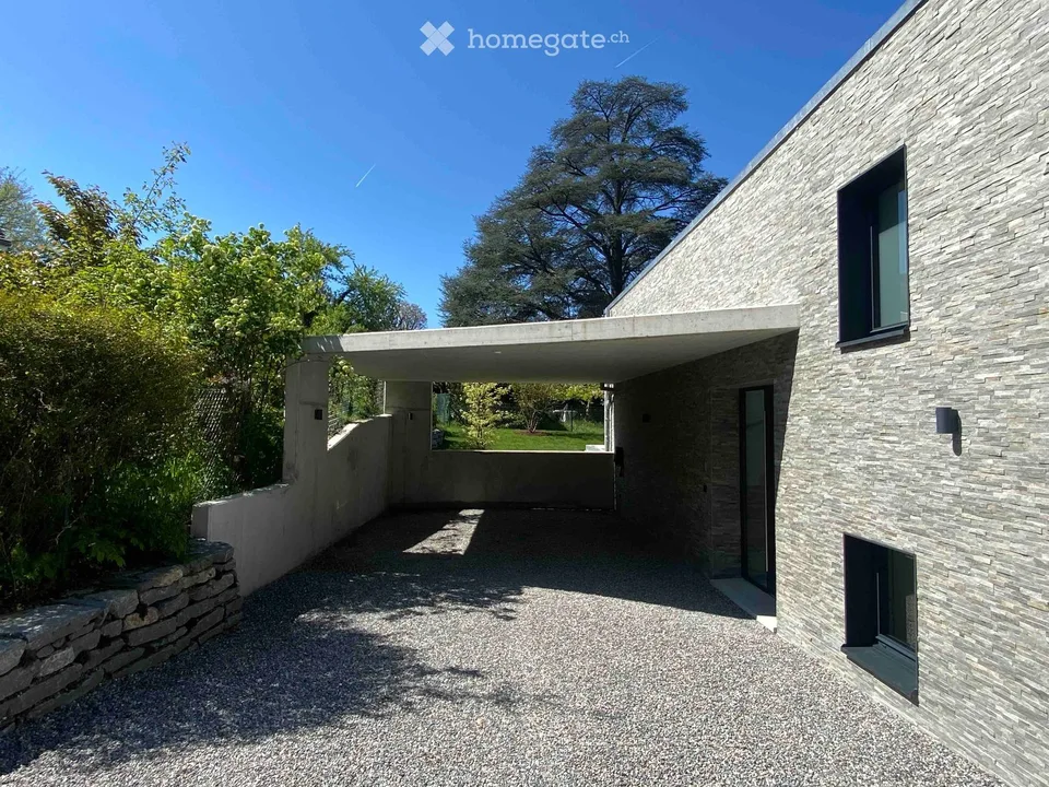 VILLA CONTEMPORAINE TERRASSEE - VUE LAC A DEUX PAS DE LA PLAGE