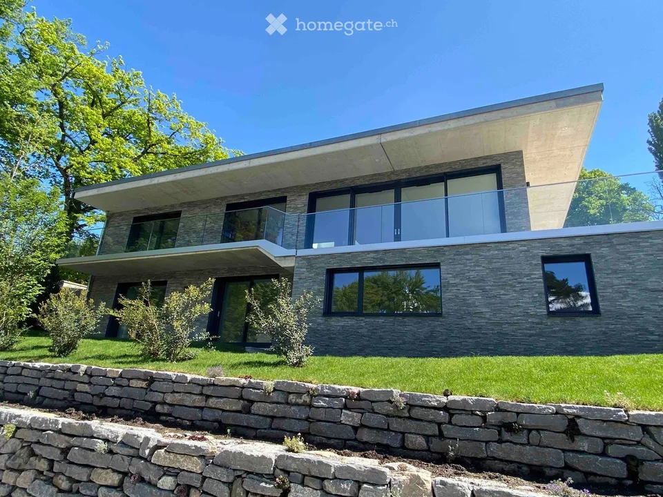 VILLA CONTEMPORAINE TERRASSEE - VUE LAC A DEUX PAS DE LA PLAGE