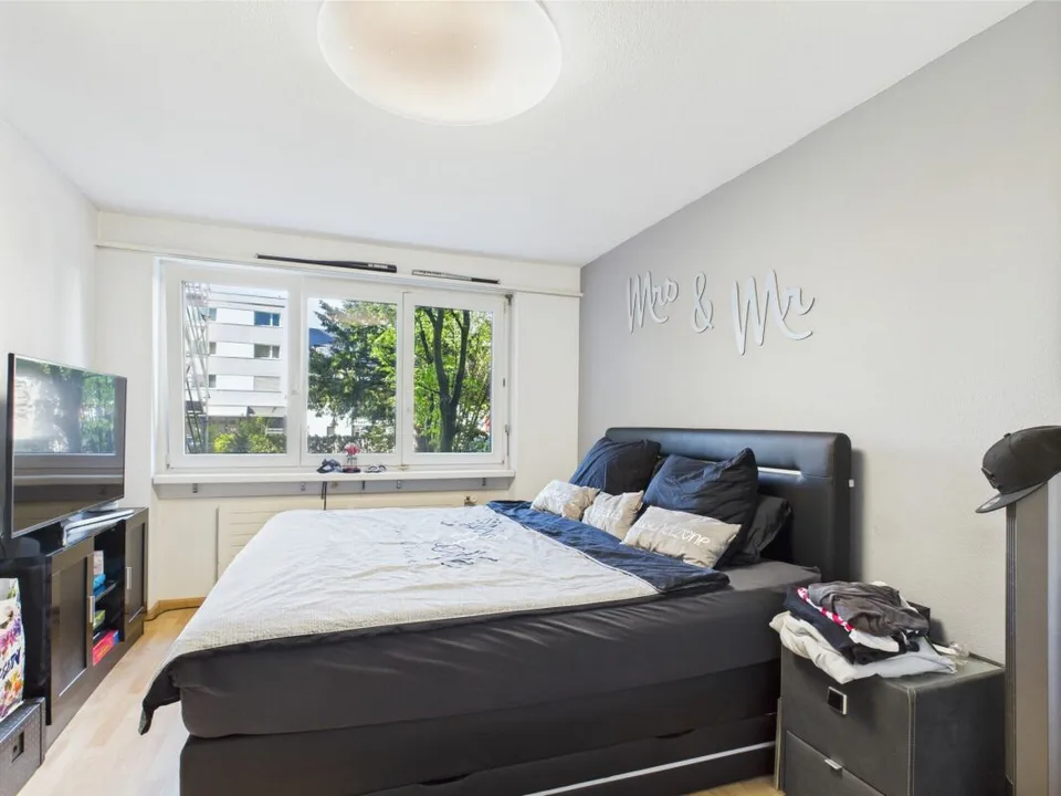 Appartement confortable de 3,5 pièces avec jardin