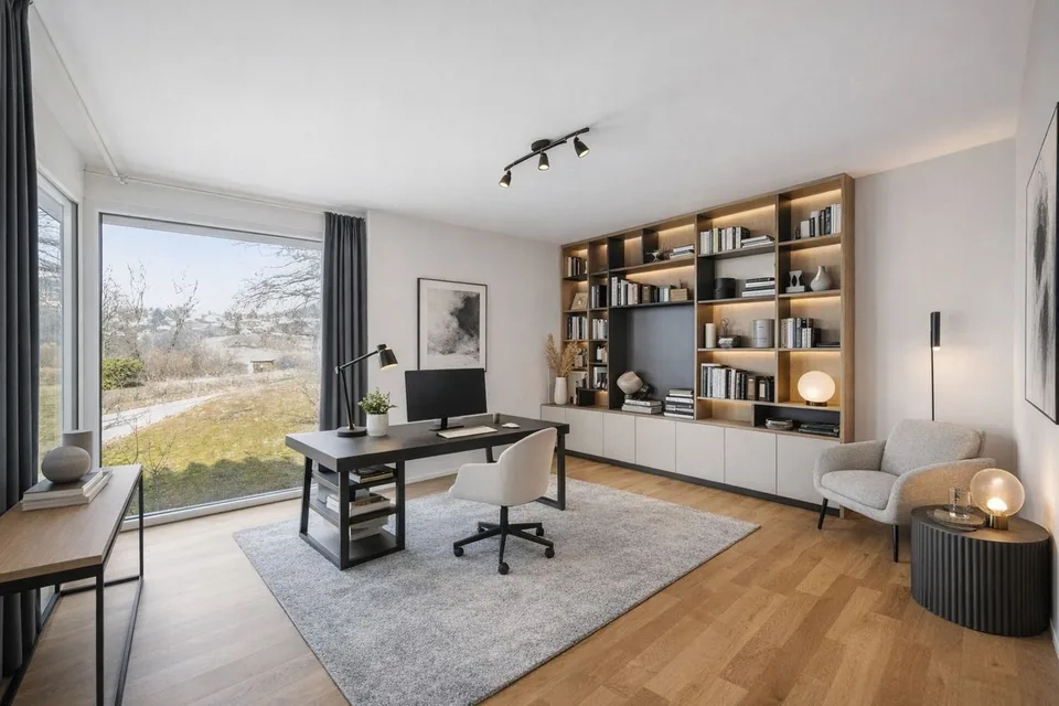 Wohnung mit 5.5 Zimmern und Seeblick sowie privatem Sauna