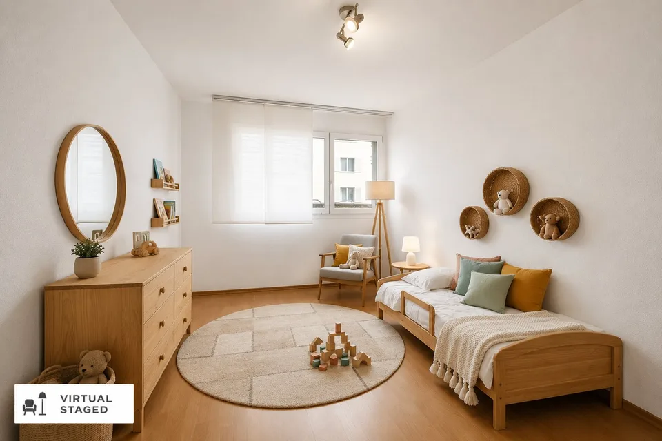 Barrierefrei: 5.5-Zimmer-Gartenwohnung mit Wintergarten, Sitzplatz sowie Rasenfläche