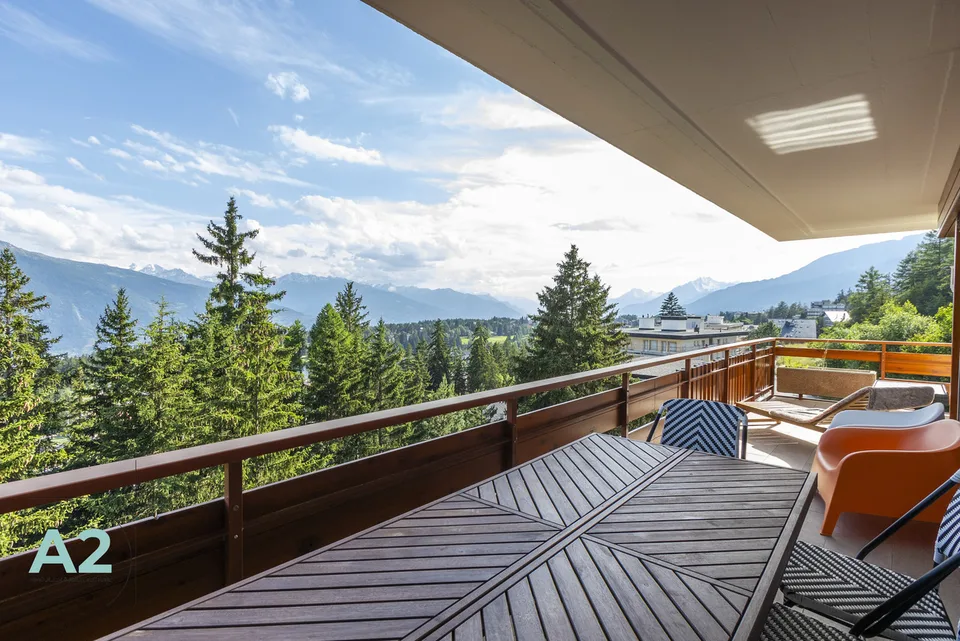 Appartement en attique à deux pas du centre de Montana