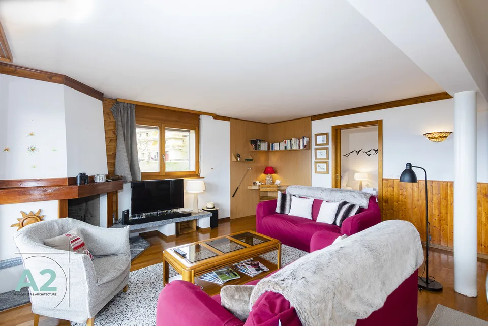 Appartement en attique à deux pas du centre de Montana