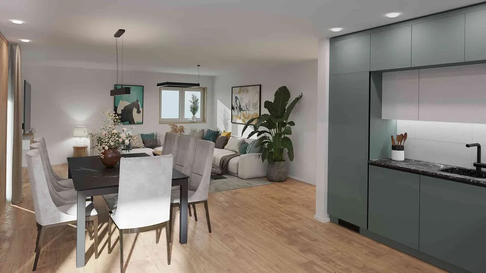 Appartamenti in proprietà di nuova costruzione – senza barriere, tranquilli e sostenibili