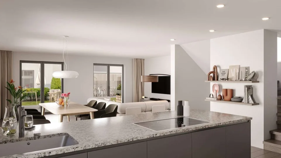 Il vostro paradiso familiare ? Semidetached house elegante con giardino soleggiato