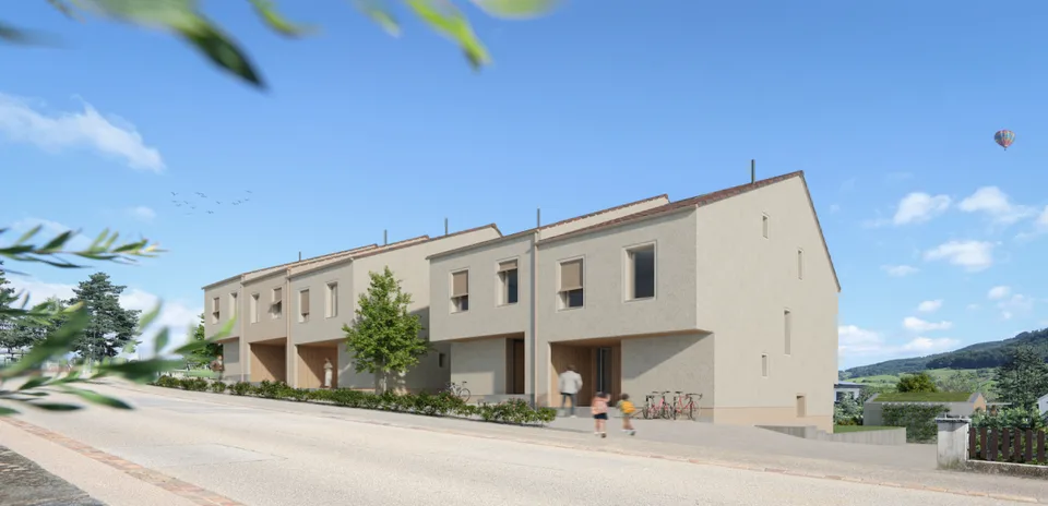 Maison mitoyenne moderne à Känerkinden avec 5 pièces et 5 étages (B)