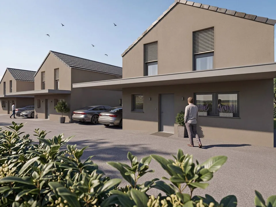 Nouveau projet de 3 villas contemporaines dans un quartier résidentiel recherché