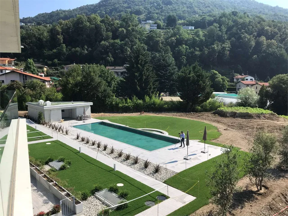 Wohnung 3.5 Zimmer mit Pool in Morbio Inferiore – Foto 12 von 13