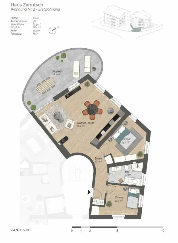 3.5 Zimmer Neubau Erstwohnung