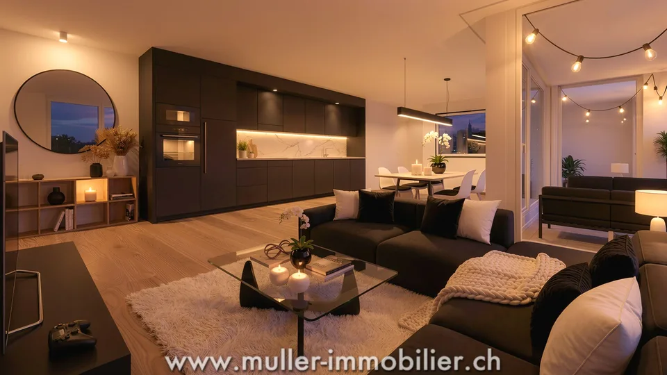 Découvrez ce charmant 3,5 pièces, situé au 2e étage d'un bel immeuble!