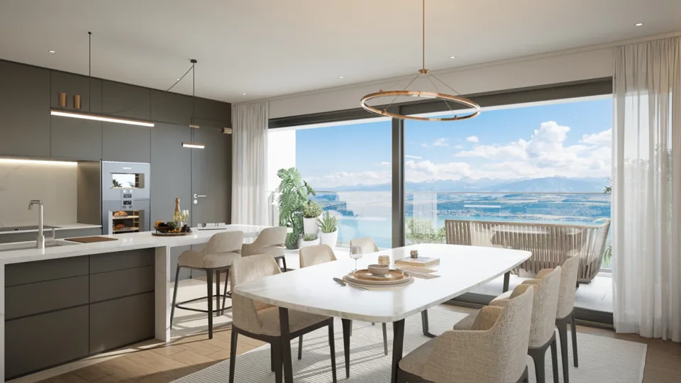 6 MAISONS NEUVES A VILLARS-BURQUIN AVEC VUE PLONGEANTE SUR LE LAC !