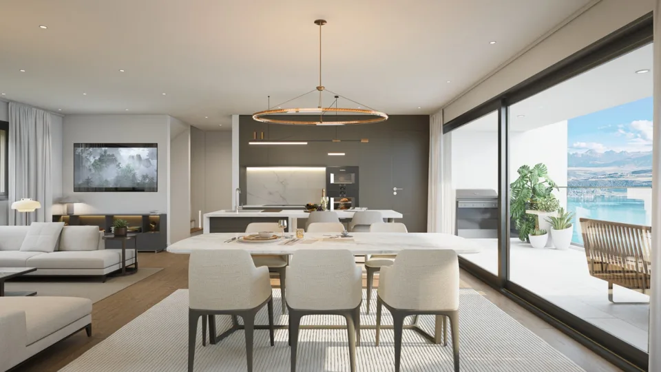 6 CASE NUOVE A VILLARS-BURQUIN CON VISTA PANORAMICA SUL LAGO!
