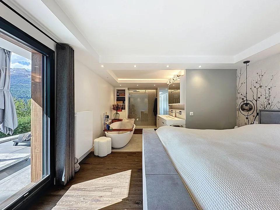 Chalet mit 5,5 Zimmern und Panoramablick sowie absoluter Ruhe – Foto 26 von 27