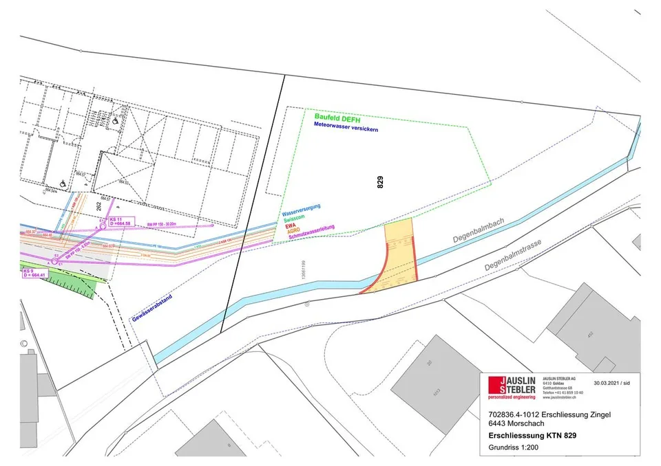 1025m2 Building Land in Morschach