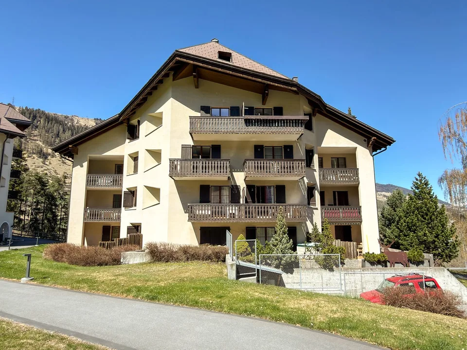 Charmante 1-Zimmer-Wohnung mit Bergpanorama in Vulpera