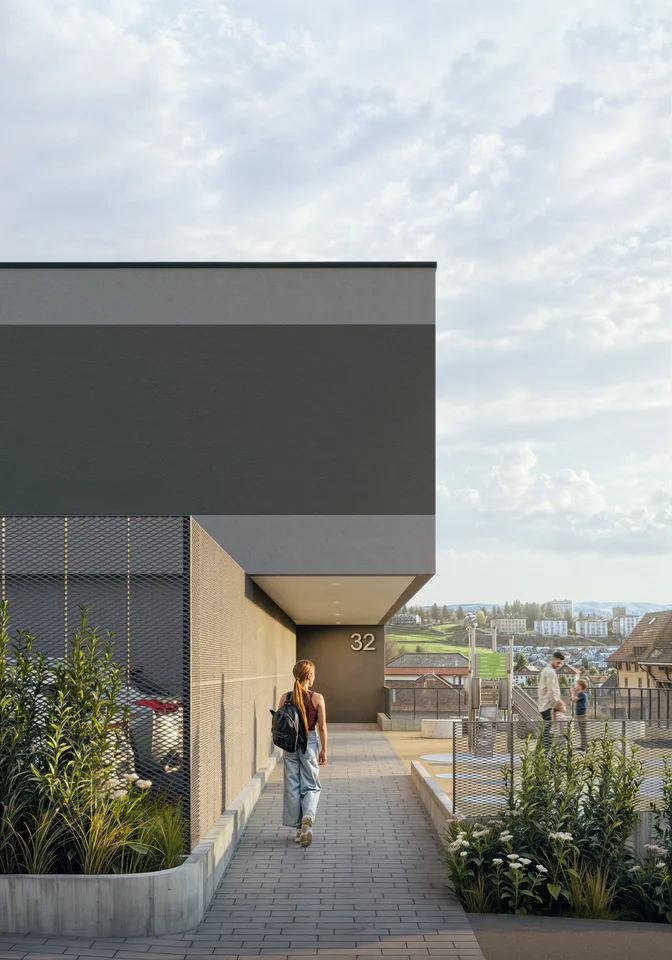 Wohnung mit 3 1/2 Zimmern, L'écrin des Cimes in La Chaux-de-Fonds – Foto 6 von 8