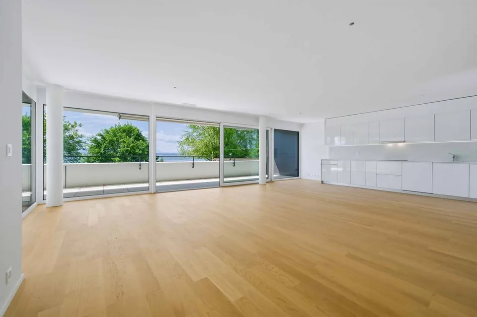 Appartement neuf de standing - 4.5 pièces en angle avec balcon de 76m² - Vue lac