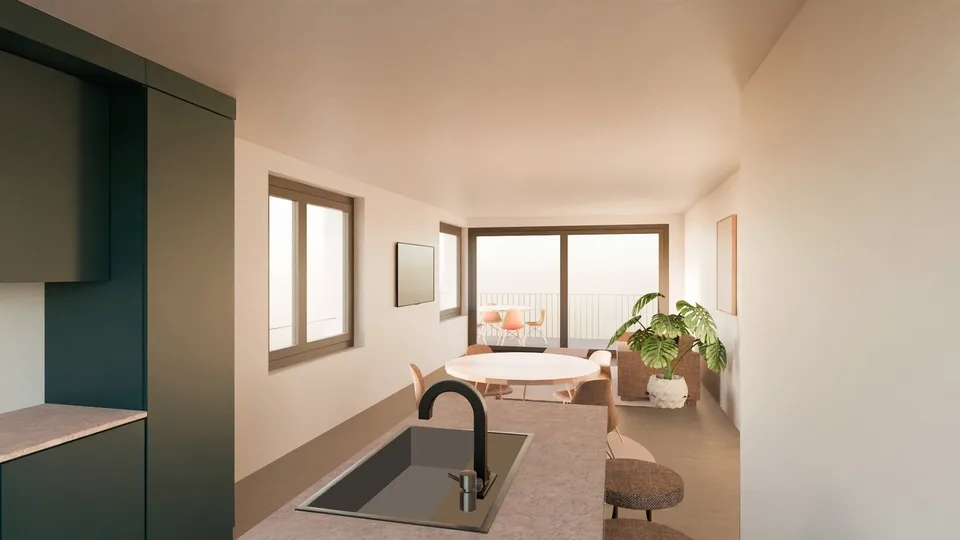 Nax - 4,5 Zimmer - Balkon zum Himmel E11 – Foto 9 von 10
