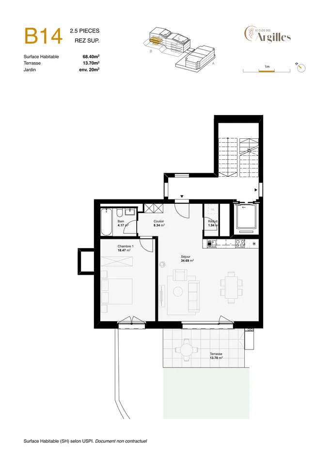 2,5 Zimmer mit Terrasse und Garten! – Foto 7 von 7
