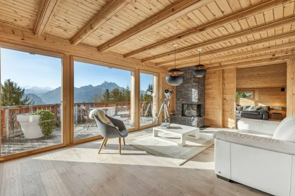 Chalet L'Etoile des Alpes, Panoramablick, nahe bei den Annehmlichkeiten