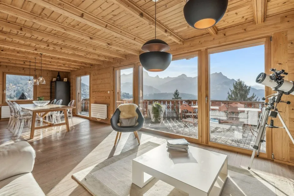 Chalet L'Etoile des Alpes, Panoramablick, nahe bei den Annehmlichkeiten
