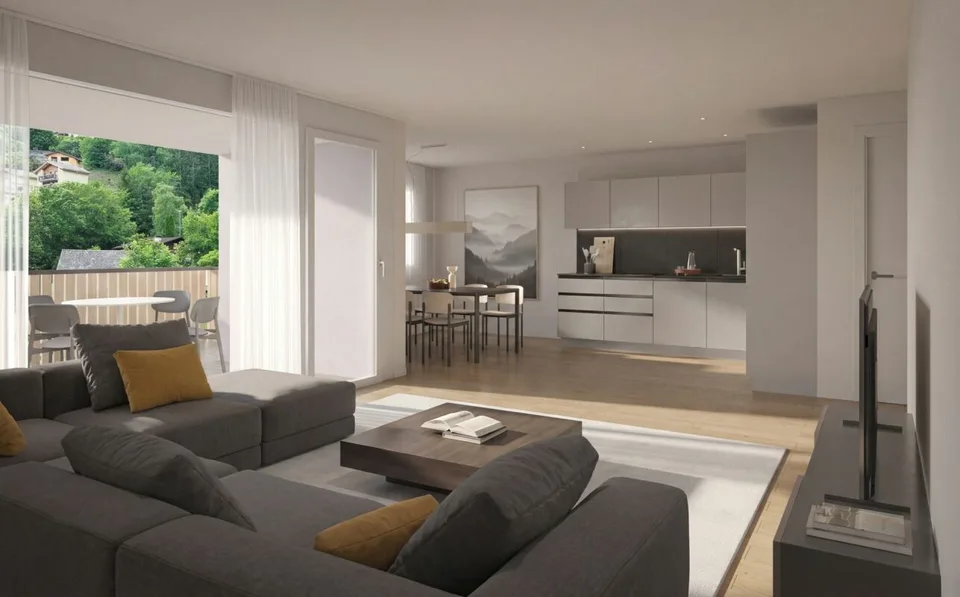 Appartement terrasse moderne de 3,5 pièces (résidence principale)